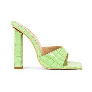 Revolve Superdown Peyton Lime Green Heels 6